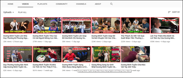 Vẫn cố làm video bạo lực, Dương Minh Tuyền lập tức bị cho bốc hơi YouTube - Ảnh 1.