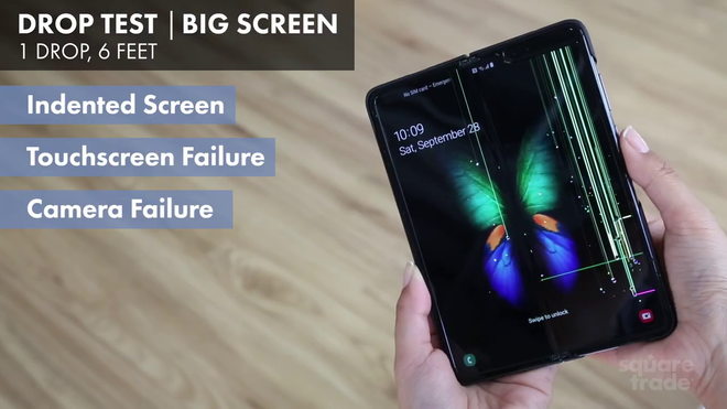 YouTuber thử gập Galaxy Fold 120.000 lần li&ecirc;n tiếp, sau đ&oacute; thả rơi từ 1,8m để kiểm chứng độ bền - Ảnh 6.