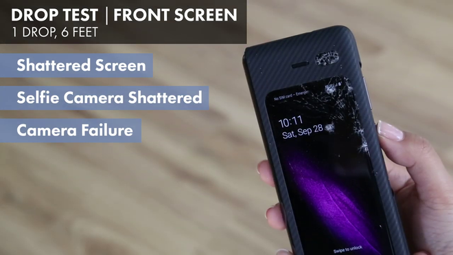 YouTuber thử gập Galaxy Fold 120.000 lần li&ecirc;n tiếp, sau đ&oacute; thả rơi từ 1,8m để kiểm chứng độ bền - Ảnh 7.