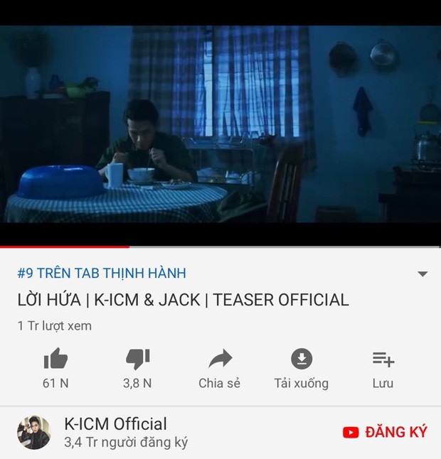 Hóa ra ngay từ teaser, Em gì ơi của Jack và K-ICM đã sa sút thứ hạng khó tin trên Top Trending: điềm báo không thuận lợi cho MV? - Ảnh 4.