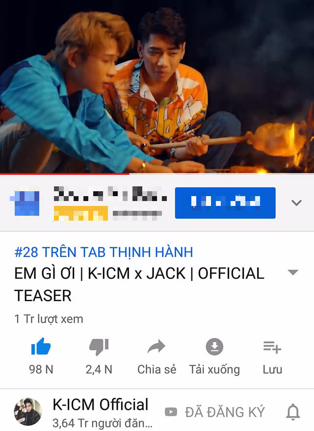 Hóa ra ngay từ teaser, Em gì ơi của Jack và K-ICM đã sa sút thứ hạng khó tin trên Top Trending: điềm báo không thuận lợi cho MV? - Ảnh 6.