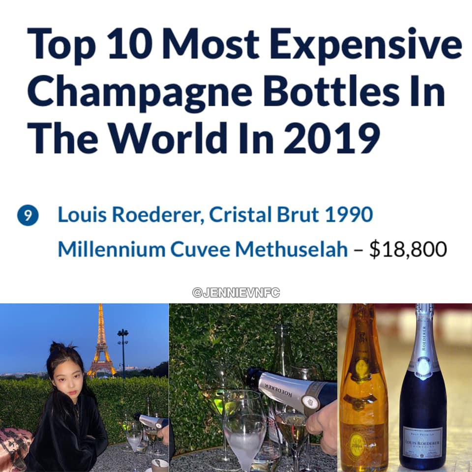 Chỉ với 1 chai rượu sâm panh “lấp ló” trong ảnh check-in tháp Eiffel, Jennie đã được netizen khen ngợi hiếu thảo với mẹ hết lời - Ảnh 7. Chỉ với 1 chai rượu sâm panh “lấp ló” trong ảnh check-in tháp Eiffel, Jennie đã được netizen khen ngợi hiếu thảo với mẹ hết lời - Ảnh 7.