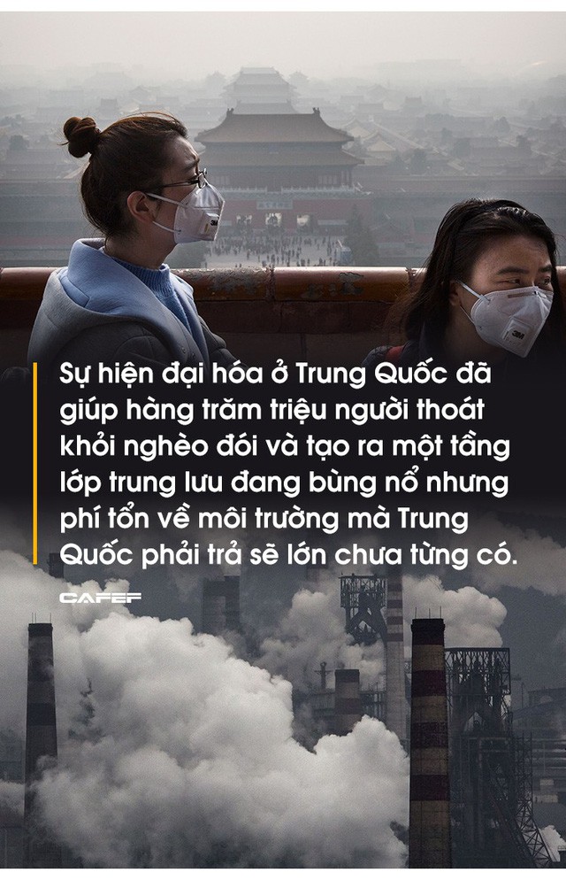 Hàng trăm triệu người thoát nghèo, kinh tế tăng trưởng thần tốc nhưng cái giá mà Bắc Kinh phải trả quá đắt: 80% các thành phố ô nhiễm, 1,2 triệu người chết sớm vì ô nhiễm - Ảnh 1.