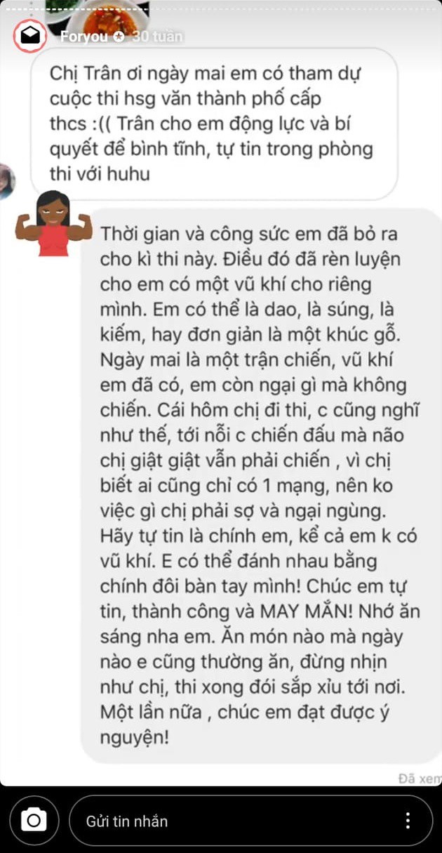 Võ Ngọc Trân “đăng quang” danh hiệu gái xinh viết story chăm, dài và đúng chính tả nhất cõi Instagram - Ảnh 5.