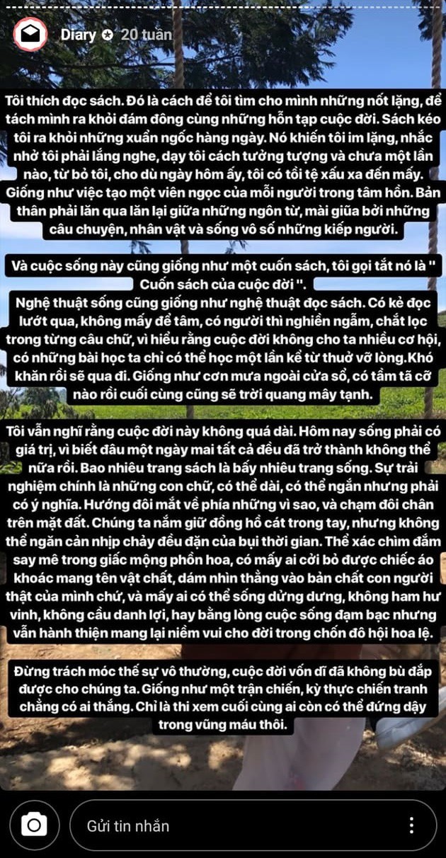 Võ Ngọc Trân “đăng quang” danh hiệu gái xinh viết story chăm, dài và đúng chính tả nhất cõi Instagram - Ảnh 7.