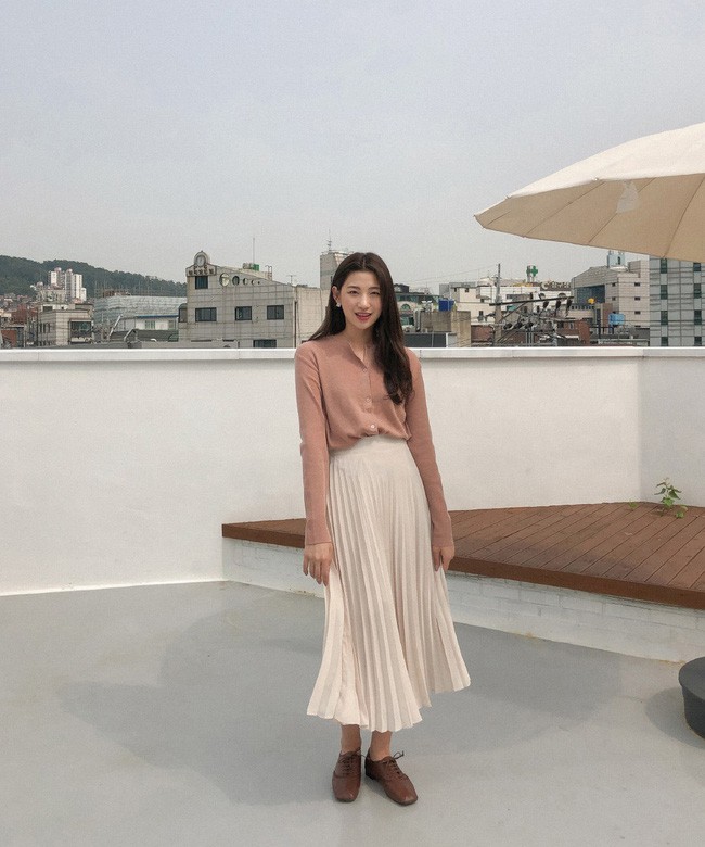 Chân váy xếp ly dạo phố  Chân Váy Xếp Ly Dài Hàn Quốc  Facebook