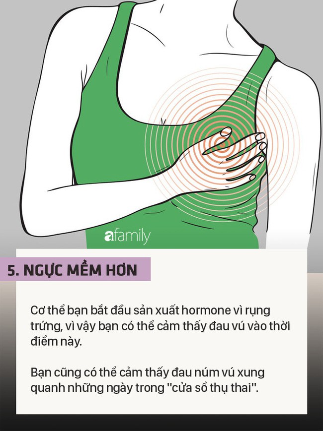 Những dấu hiệu ngầm tiết lộ cho chị em biết đây là những ngày có khả năng thụ thai cao nhất - Ảnh 5.