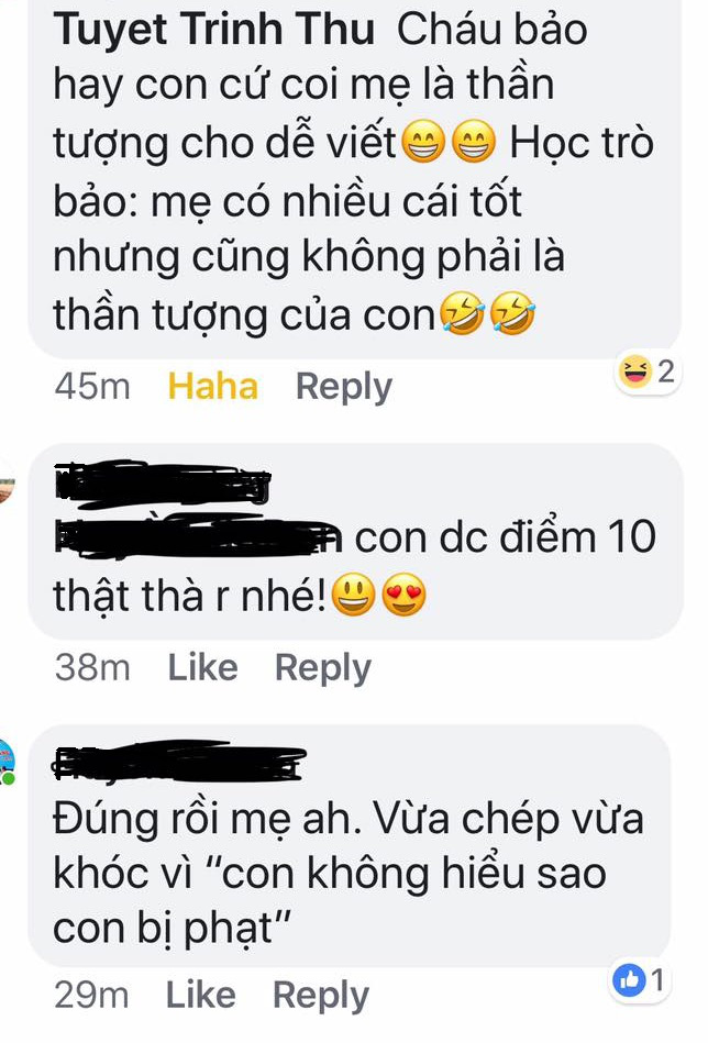 Từ chối viết văn tả thần tượng, học sinh bị phạt chép 100 lần câu em xin lỗi cô - Ảnh 1.