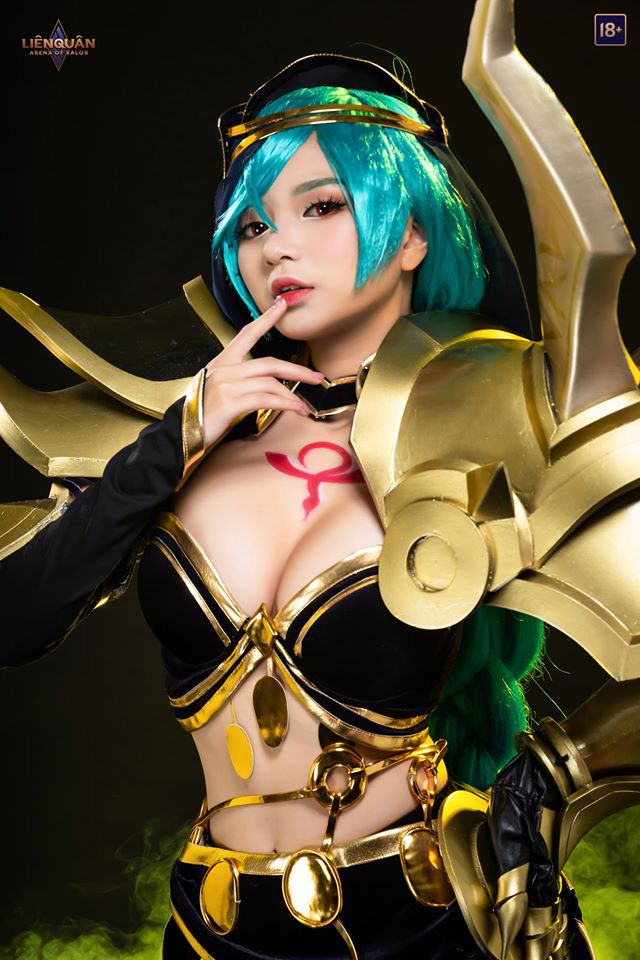 Liên Quân Mobile: Nghẹt thở với bộ ảnh cosplay bức tử vòng 1 của skin mới Mina Lưỡi Hái Hoàng Kim - Ảnh 5.