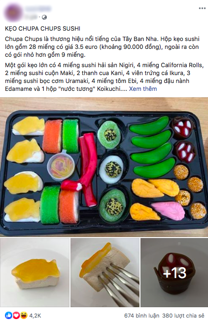 Món kẹo sushi của Chupa Chups đang “gây lú” trên diện rộng: trông cute nhưng chẳng lẽ ăn vào có vị… hải sản? - Ảnh 2.