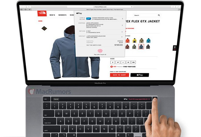 MacBook Pro 16 inch lộ hàng mới: Viền màn hình mỏng hơn, cảm biến Touch ID tách biệt - Ảnh 1.