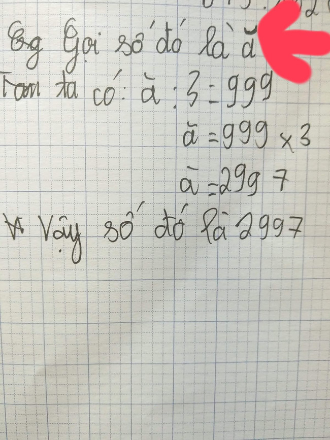 Cậu bé 9 tuổi viết thư cho Tôn Ngộ Không, đặt ẩn số bài toán là ă, khi mẹ hỏi lại lý sự khiến ai nấy phì cười - Ảnh 2.