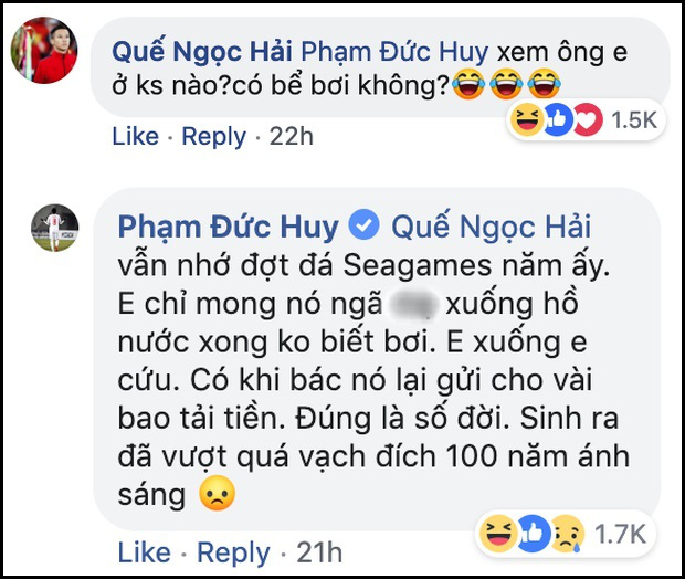 Bình luận của Đức Huy về cầu thủ mang thân phận hoàng gia bất ngờ được share điên đảo bên lề trận Việt Nam gặp Brunei ở SEA Games - Ảnh 2.