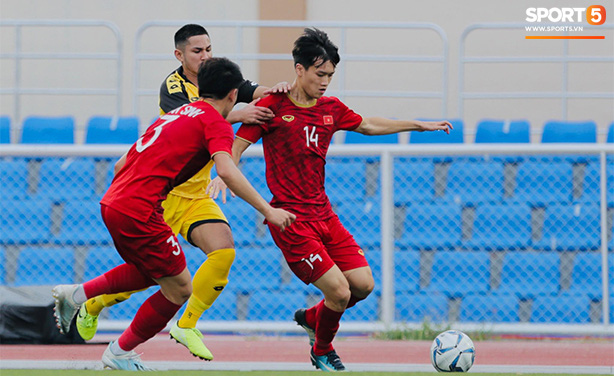 Việt Nam 6-0 Brunei: Đức Chinh tỏa sáng rực rỡ, thầy trò HLV Park Hang-seo thắng đậm trận ra quân SEA Games 30 - Ảnh 3.