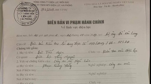 Một công ty cơ khí ở Hải Phòng ăn cắp gần 25 tỷ tiền điện - Ảnh 3.