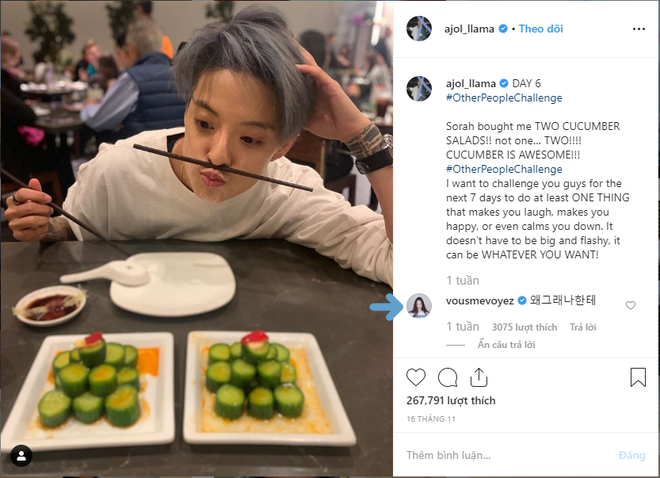 Amber Liu bị Krystal F(X) bơ đẹp chỉ vì đăng ảnh ăn món salad dưa chuột mà cô nàng ghét cay ghét đắng? - Ảnh 1.