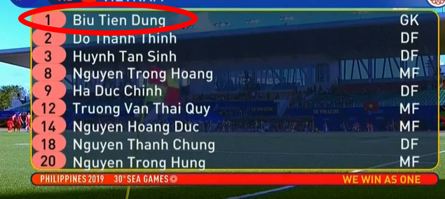 Ngượng chín mặt với màn thay tên đổi họ thủ môn Bùi Tiến Dũng từ chủ nhà SEA Games 30 - Ảnh 2.