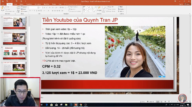 Xôn xao thông tin Quỳnh Trần JP thu nhập 600 triệu/tháng từ Youtube, bất ngờ nhất là chính chủ cũng vào bình luận cực xôm - Ảnh 2.