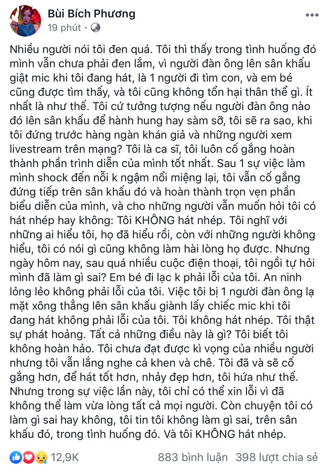 Bảo Thy, Soobin Hoàng Sơn cùng loạt sao Việt và khán giả gửi lời động viên, chia sẻ, đứng về phía Bích Phương sau loạt ồn ào từ trên trời rơi xuống - Ảnh 1.