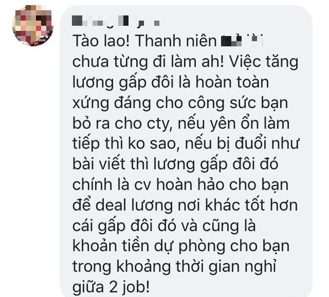 Đăng đàn hỏi nộp đơn xin nghỉ việc nhưng sếp tăng lương thì có nên ở lại không? Nàng công sở khiến dân mạng tranh cãi dữ dội - Ảnh 4.