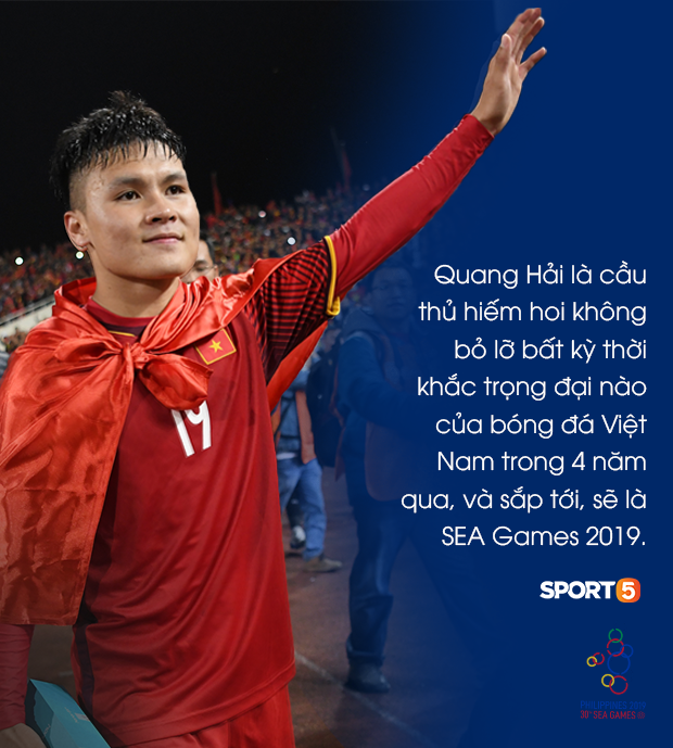 Nguyễn Quang Hải: Người hùng với những khoảnh khắc thiên tài và sứ mệnh giành vàng tại SEA Games 2019 - Ảnh 4.