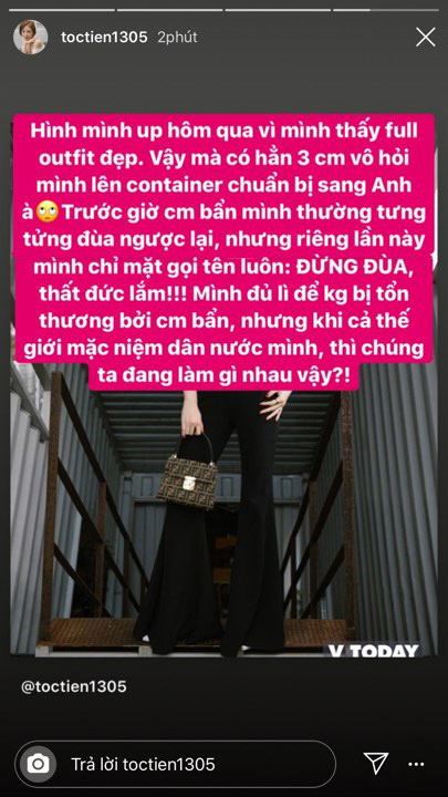 Bị dân mạng trêu đùa người đẹp container giữa lúc vụ án 39 thi thể gây xôn xao, Tóc Tiên đáp trả: Đừng đùa, thất đức lắm! - Ảnh 4.