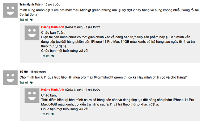 iPhone 11 Pro Max cháy hàng tại Việt Nam dù giá vẫn đang cao top đầu - Ảnh 5.