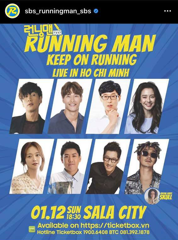 Running Man Hàn Quốc chính thức xác nhận về fan meeting tại Việt Nam, giá vé mềm hơn Indonesia - Ảnh 2.