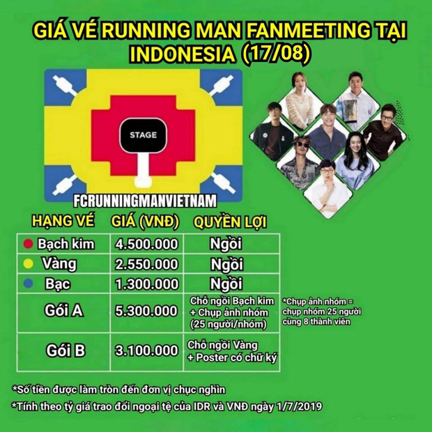 Running Man Hàn Quốc chính thức xác nhận về fan meeting tại Việt Nam, giá vé mềm hơn Indonesia - Ảnh 3.