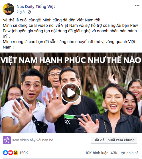Ơn giời, cuối cùng Nas Daily cũng ra video đầu tiên tại Việt Nam, PewPew và Giang Ơi là khách mời đặc biệt - Ảnh 3.