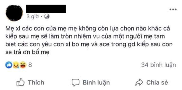 Để lại lời xin lỗi trên Facebook, người phụ nữ nhảy xuống sông tự tử - Ảnh 2.