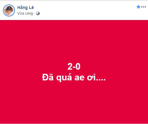 Đỗ Mỹ Linh, Diệu Nhi và dàn sao Vbiz vỡ oà hạnh phúc khi Văn Hậu, Hùng Dũng lần lượt ghi bàn thắng tại chung kết SEA Games 30 - Ảnh 8.