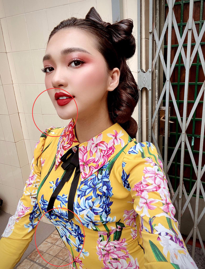 Khoe ảnh selfie xinh ngất, Ngọc Nữ để lộ bằng chứng photoshop bóp bụng và mặt: Cục gạch méo đáng ghét ghê! - Ảnh 1.