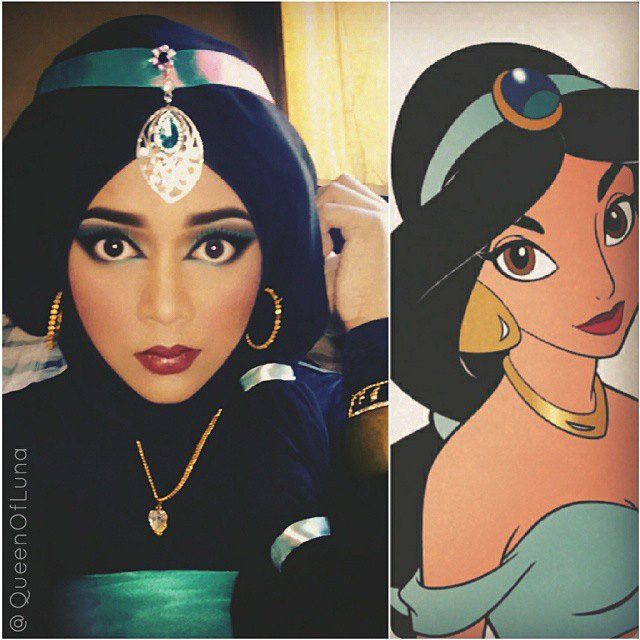Từ dị nhân của phim X-Men cho đến kẻ phản diện trong vũ trụ điện ảnh Disney, cô gái tự tin cosplay thành bất cứ ai chỉ với tấm khăn Hijab - Ảnh 19.
