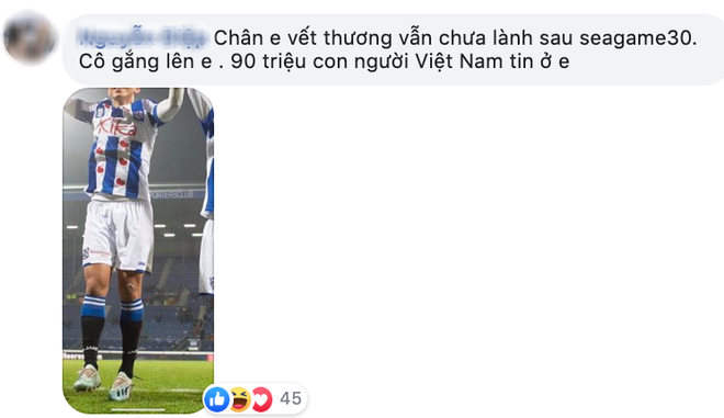 Văn Hậu cầm cờ Việt Nam giữa trời Âu đầy tự hào, fan lại chỉ chú ý đến vết thương từ hồi SEA Games vẫn chưa lành - Ảnh 3.