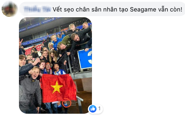 Văn Hậu cầm cờ Việt Nam giữa trời Âu đầy tự hào, fan lại chỉ chú ý đến vết thương từ hồi SEA Games vẫn chưa lành - Ảnh 4.