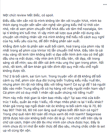 Mắt Biếc bị fan nguyên tác phản ứng trái chiều: Ngạn diễn không ra tình yêu, màu phim vàng khè? - Ảnh 4.