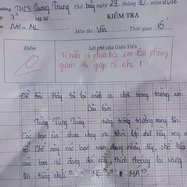 Cô giáo yêu cầu tả chị gái của em, cô bé 6 tuổi đã có pha bẻ lái ngoạn mục khiến khổ chủ cũng cạn lời  - Ảnh 3.