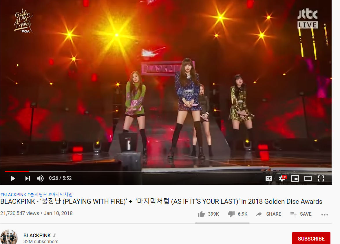 BLACKPINK hiếm hoi diễn ở lễ trao giải nhưng mỗi lần đi l&agrave; thu về s&acirc;n khấu từ chục đến trăm triệu view, thế n&agrave;y m&agrave; ở nh&agrave; th&igrave; qu&aacute; l&atilde;ng ph&iacute;! - Ảnh 11.