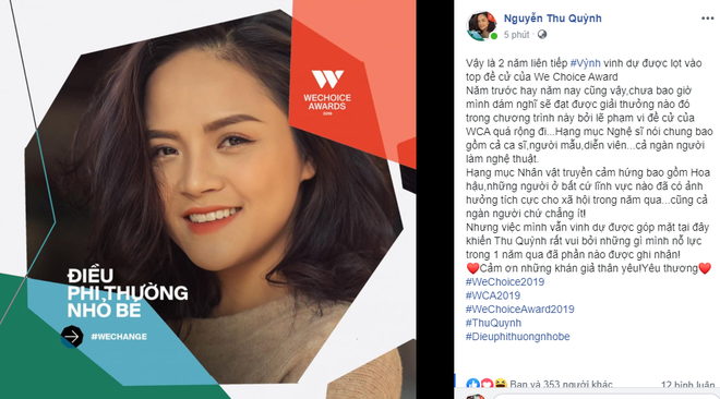 Dàn sao Vbiz rủ nhau, hào hứng tham gia cùng WeChoice Awards 2019: Điều phi thường nhỏ bé rần rần được lan tỏa khắp mọi nơi! - Ảnh 2.