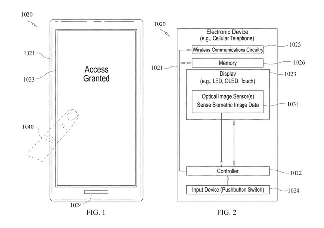 Apple được cấp bằng s&aacute;ng chế cảm biến v&acirc;n tay Touch ID trong m&agrave;n h&igrave;nh, sẽ xuất hiện tr&ecirc;n iPhone 2021? - Ảnh 1.