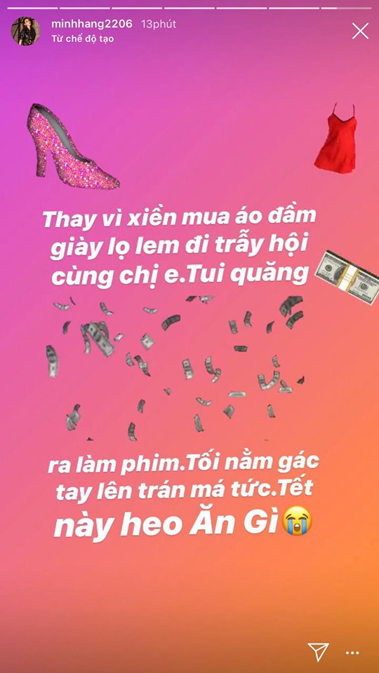 Minh Hằng than thở chuyện làm phim hết cả tiền ăn Tết, là chị thua lỗ hay chuẩn bị dự án mới vậy ta? - Ảnh 2.