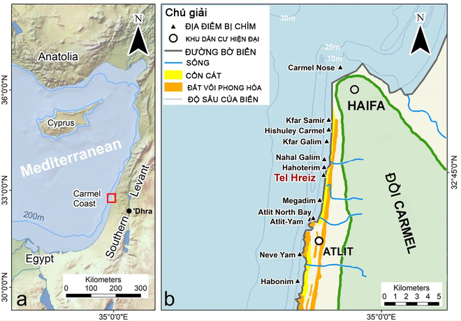 7.000 năm trước, người dân Israel xây bức tường đá dài trăm mét để chặn nước biển dâng nhưng rồi cũng thất bại - Ảnh 1.