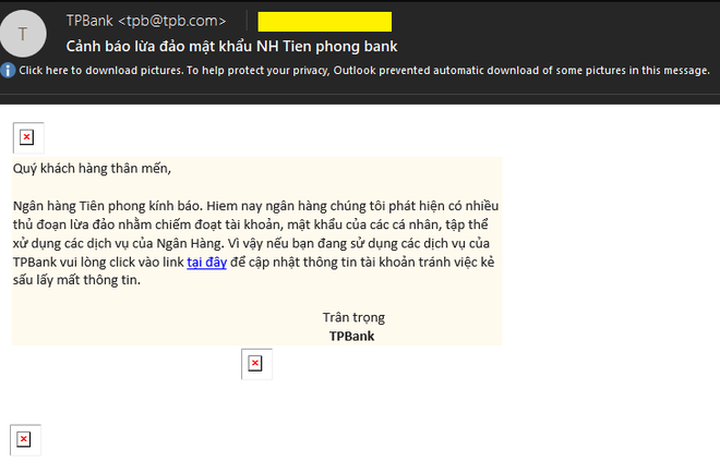Nhận email cảnh báo lừa đảo từ ngân hàng, đây là cách tôi ngay lập tức biết người gửi mới chính là kẻ lừa đảo - Ảnh 1.