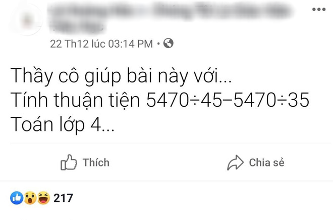 Bài toán lớp 4 tính nhanh 5470:45-5470:35 khiến phụ huynh và giáo viên thi nhau tranh cãi, 90% kết quả sai vì mắc lỗi Toán học sơ đẳng - Ảnh 1.