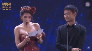 Sự cố dở khóc dở cười: Hoa hậu Yến Nhung đọc nhầm tên Cường C.U thành từ nhạy cảm ngay trên sóng truyền hình - Ảnh 2.