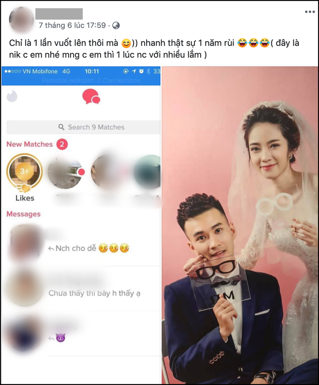 Ai còn ế bơi hết về Tinder xem: Cà khịa sương sương với người yêu cũ hay match anh hàng xóm 700m cũng lấy được chồng nè! - Ảnh 3.