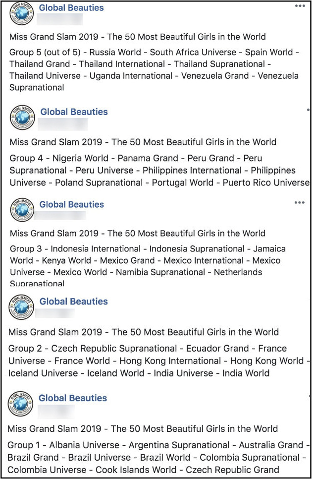 Fan phẫn nộ tấn công fanpage Global Beauties vì cả 5 đại diện Việt đều vắng mặt khó hiểu trong Top 50 Miss Grand Slam 2019 - Ảnh 1.