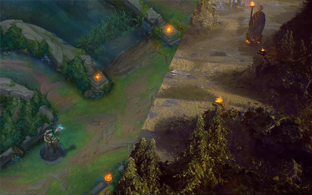 LMHT: Bản đồ Summoners Rift huyền thoại lột xác toàn diện qua bàn tay của fan - Ảnh 1.