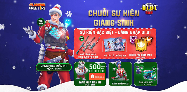 Lâu lâu Free Fire mới tặng skin miễn phí vĩnh viễn, game thủ chỉ cần vào game là nhận được - Ảnh 1.